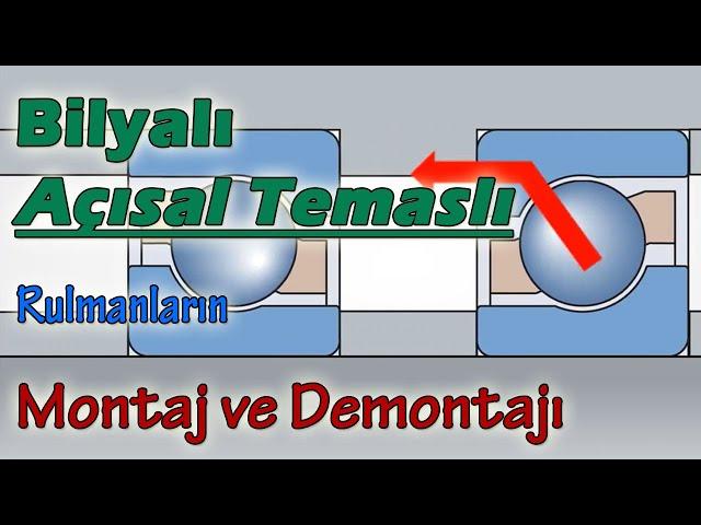 Açısal Temaslı Bilyalı (7Bin, 3Bin Serisi) Rulmanların Montaj ve Demontajı Nasıl Yapılır?