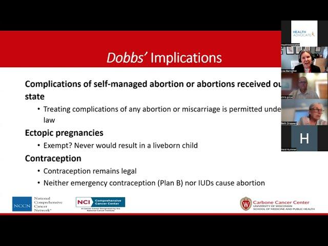 The Dobbs Decision: Implications For Women's Health Care