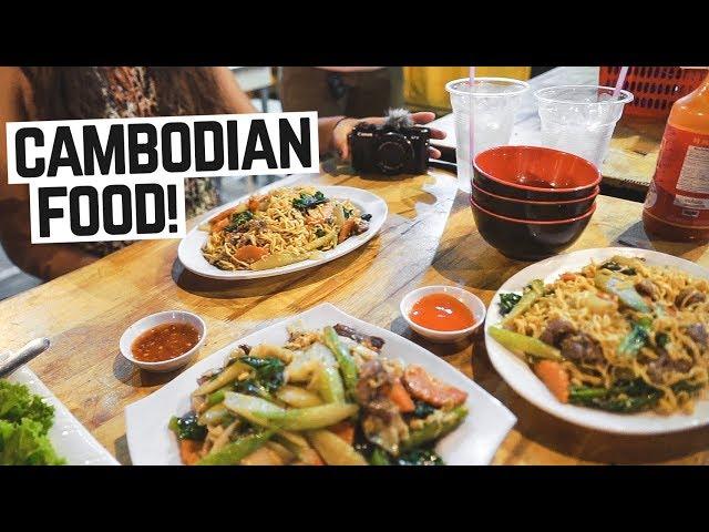 Delicious CAMBODIAN STREET FOOD! Khmer Noodles + Exploring Phnom Penh