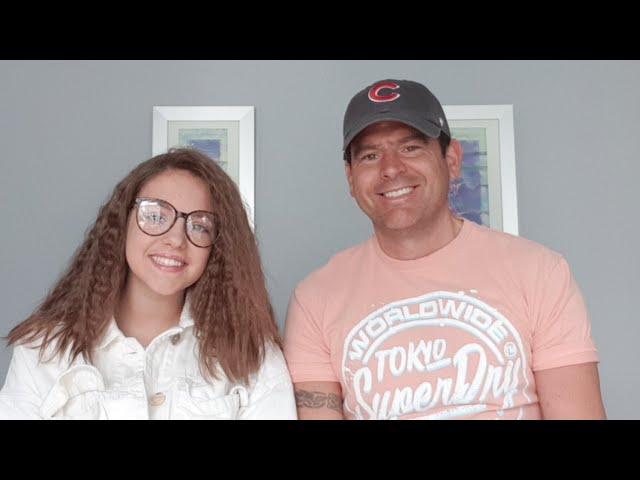 Allie Sherlock With Dad, Live From Home During Quarantine