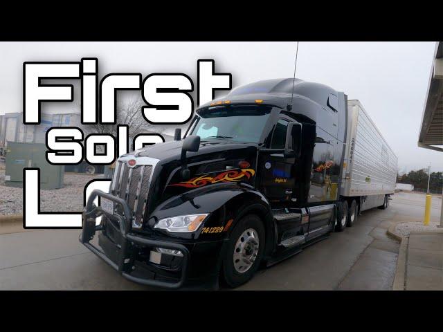 First solo Load as a 25 year old Truck Driver | Prime inc Lease Operator