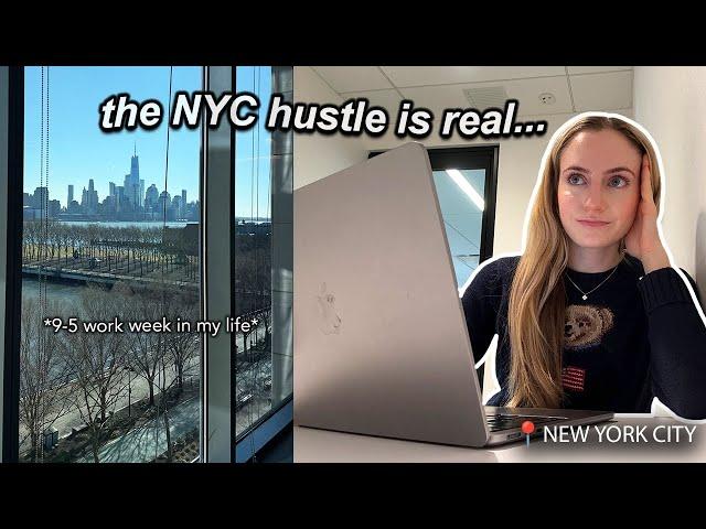 NYC corporate work vlog: busy office days balancing social media, workouts & studying (chatty vlog)