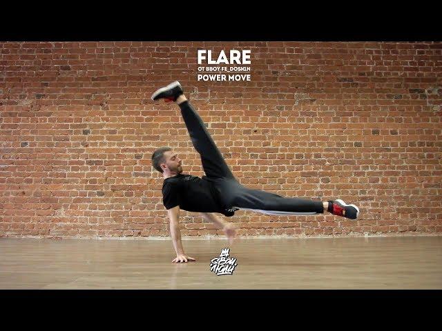 14. Flare (Power move) | B-boy Fedoskin tutorial (видео-урок от Фёдора Смирнова)