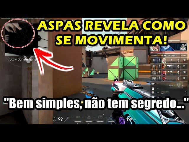 ASPAS DÁ DICAS DE COMO SE MOVIMENTAR! #valorantbr #clipvalorant #valorant