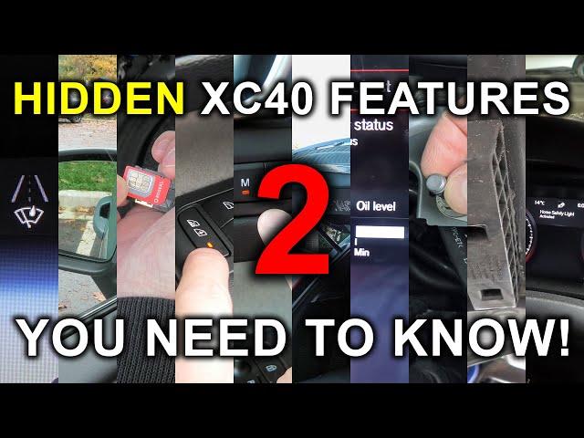 Volvo XC40 (2019-2025): 10 Hidden XC40 Features You Need To Know! Part 2.