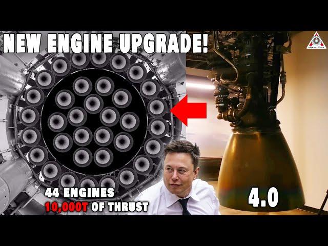 SpaceX Just Revealed NEW Starship Super Heavy Engine Design Upgrade!