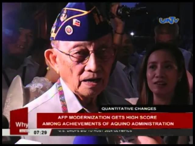AFP modernization gets high score among achievements of Aquino administration