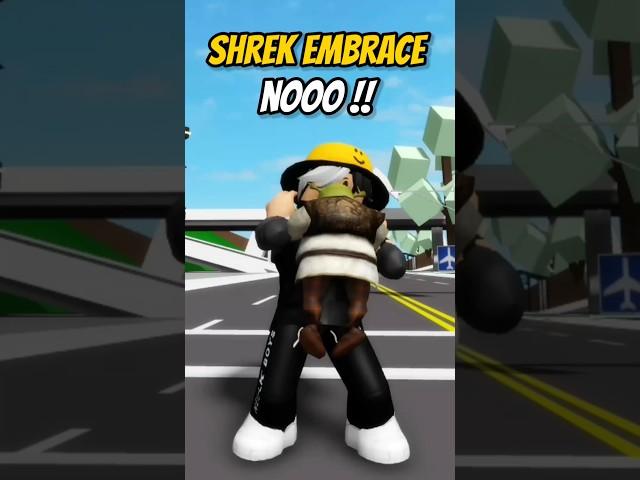 When SHREK HUGS Your face!! - Brookhaven W/ID #shorts