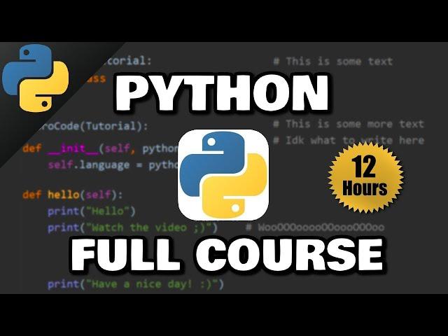 Python Full Course for free 