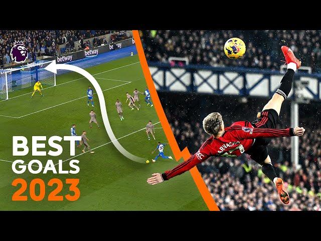 BEST Premier League Goals From 2023 Ft. Garnacho, Haaland & Salah