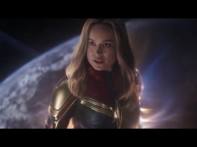 Avengers Endgame - All Captain Marvel Scenes