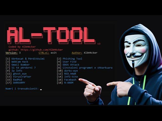 Albanian Hacking Tool (ALHacking Tool)