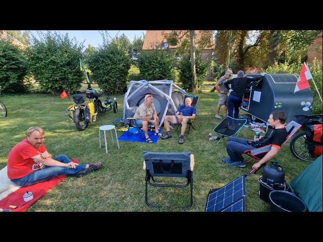 Luckenau 28. August 2024 beim Fahrradwohnwagen Treffen