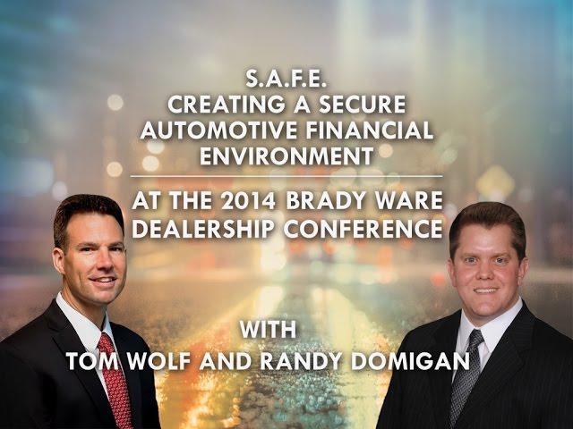 Building a Secure Automotive Financial Environment (SAFE) - Brady Ware