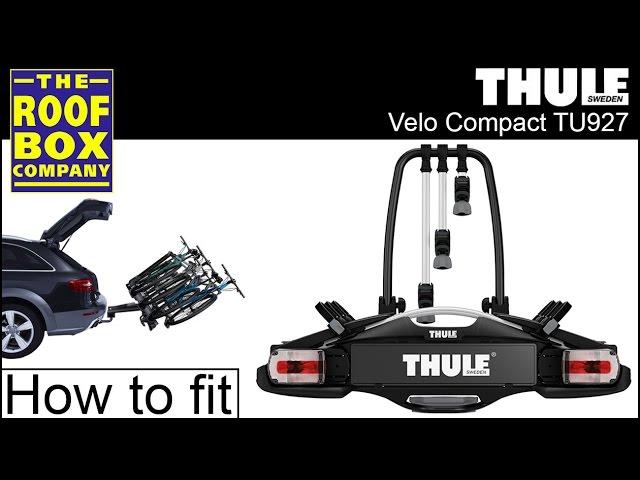 Thule VeloCompact Tow bar Bike Carrier TU927 - HOW TO FIT