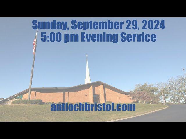 Sunday, September 29, 2024  5:00 PM Worship Service