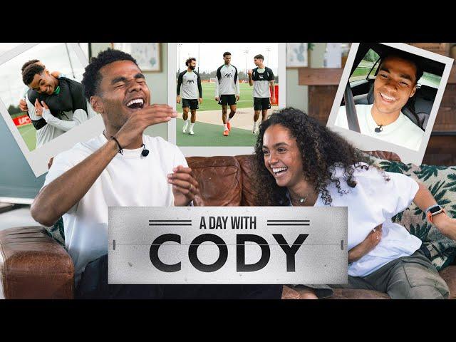 “They Always Call Me Long Neck”  | A Day With Cody Gakpo | Liverpool FC