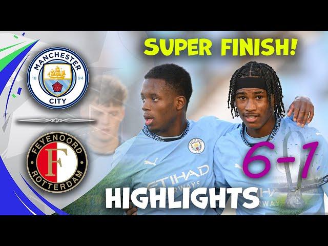 Manchester City u19 vs Feyenoord  u19 | UEFA Youth League | Highlights 26-11-2024