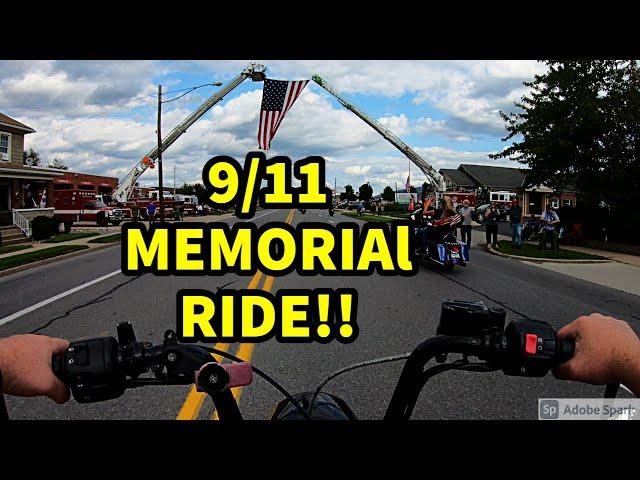 IM BACK! 9/11 Memorial Ride |  Montgomery PA 2021 (Indian Scout Bobber)