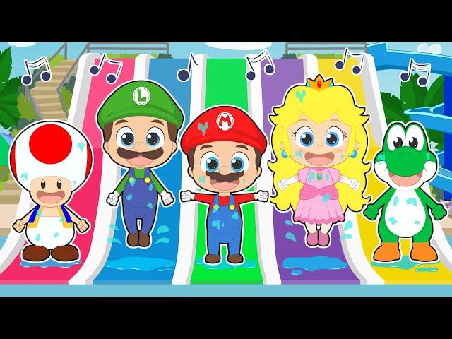 CINCO BEBES  Super Mario Bros  Canciones para niños