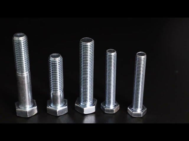 Different types of bolts fastener