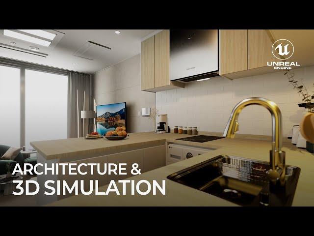 Real estate looking around easily and quickly - Realtime Archviz Presentation #architecture