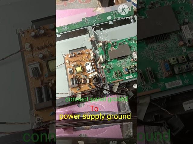 #led tv panel test without mother board@Electro rion channel#