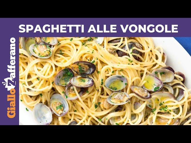 SPAGHETTI WITH CLAMS: quick and easy recipe