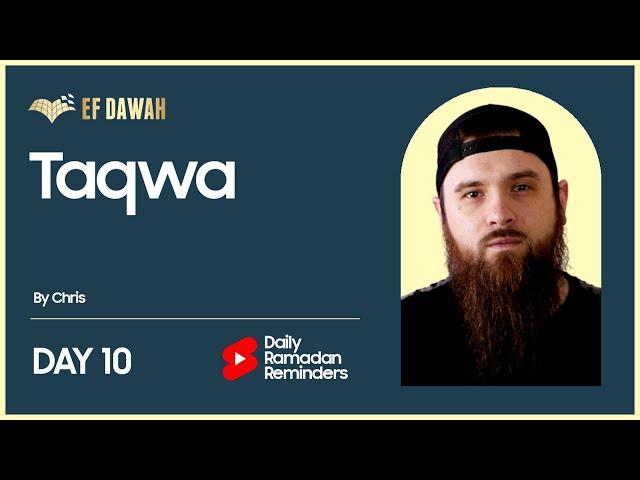 Taqwa | Day 10 | Ramadan #Shorts by Ben Iqra