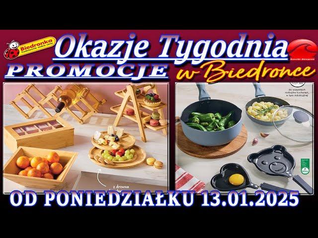 𝐁𝐈𝐄𝐃𝐑𝐎𝐍𝐊𝐀 Nowa Gazetka Promocyjna od 13.01.2024 Okazje i promocje tygodnia – Katalog Biedronki