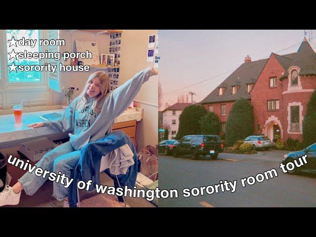 University of Washington: Sorority House Room Tour 2021-22