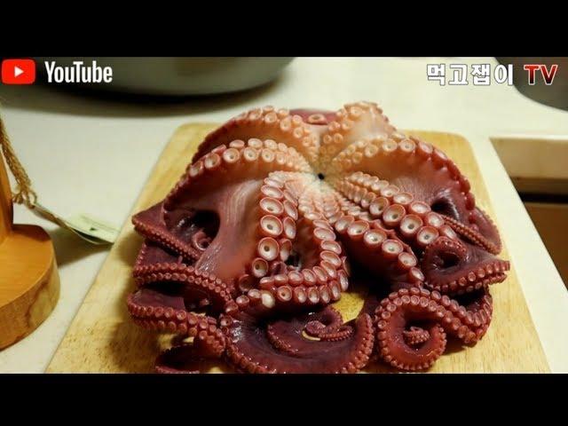 #23 참문어숙성회/ 참문어 손질부터 회뜨는방법/ octopus ripening sasimi