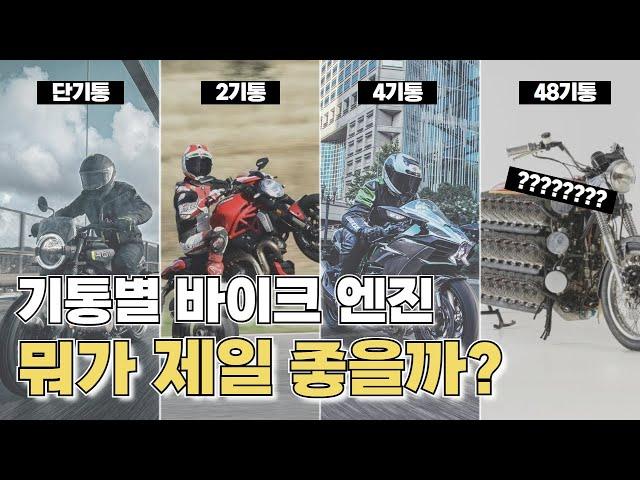 단기통 vs 2기통 vs 4기통, 뭐가 제일 좋냐고? 실린더 개수에 따른 바이크 엔진 특징 총정리 // 바린이를 위한 오토바이 가이드 3편