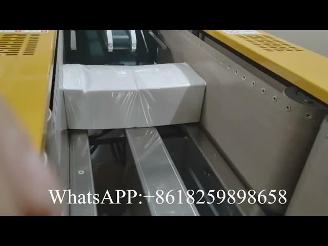 High speed two stacks napkin tissue paper making machine production line #napkinmachine