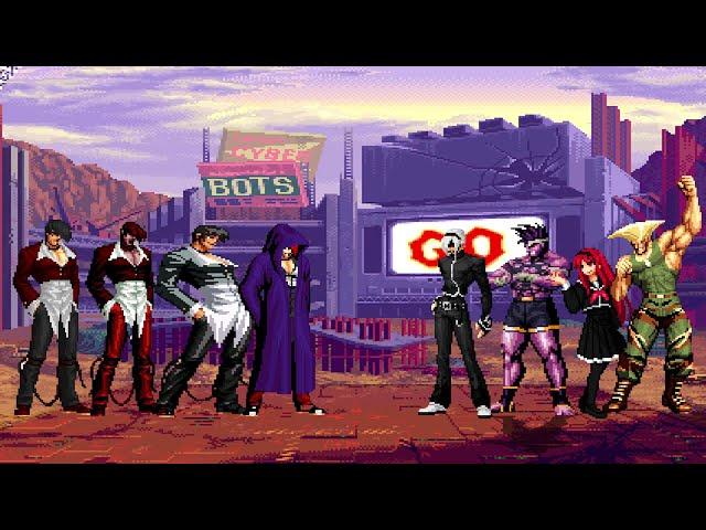 [KOF Mugen] Iori Yagami Team vs Random Team