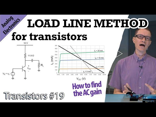 Load Line Method with Transistors (19-Transistors)