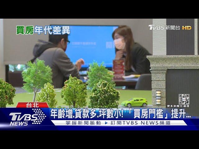 低薪高房價! 首購族年齡較十年前+5歲｜十點不一樣202303021  @TVBSNEWS01