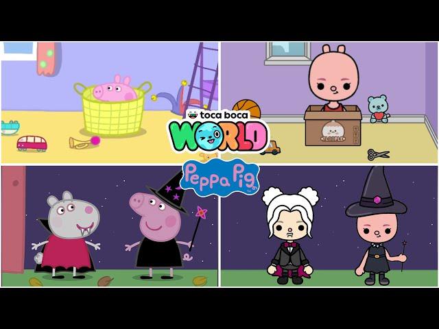  PEPPA PIG IN TOCA BOCA | HALLOWEEN  HIDE AND SEEK ️