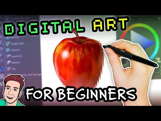 How to Make DIGITAL ART on a Computer (For Beginners)