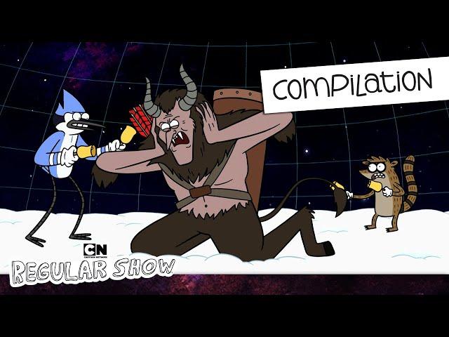 Christmas in Space! | MEGA Compilation | Regular Show | Cartoon Network