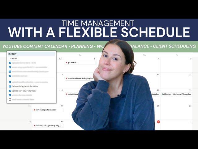 HOW I ORGANIZE MY SCHEDULE AS A PILATES INSTRUCTOR | + my sources of income as an entrepreneur