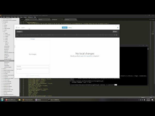 Windows GitHub Desktop Classic Walk-through