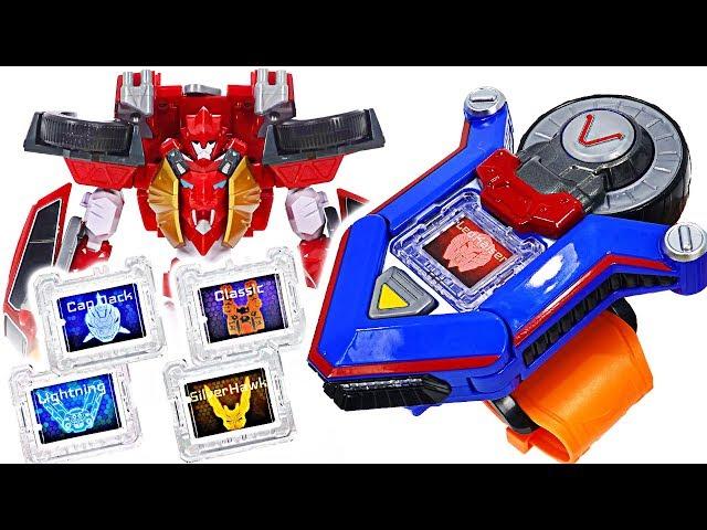 Tobot V! V watch appeared! Sliver Hawk, Captain Jack transform summon! | DuDuPopTOY