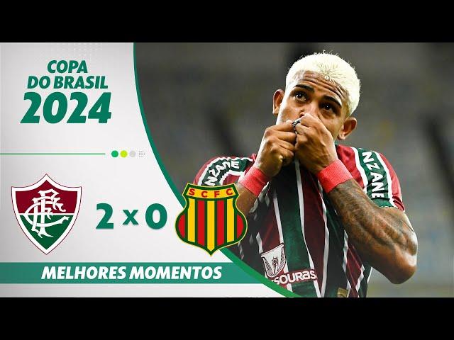 FLUMINENSE 2 X 0 SAMPAIO CORRÊA | MELHORES MOMENTOS | 3ª FASE COPA DO BRASIL 2024 | ge.globo