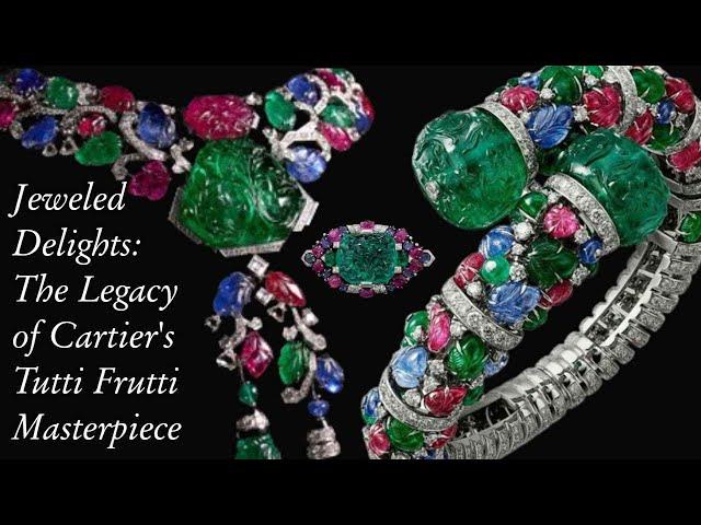 Jeweled Delights: The Legacy of Cartier's Tutti Frutti Masterpieces"