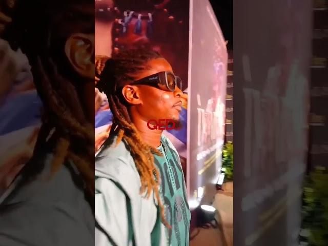 Salami Rotimi steps out for Toyin Abraham’s Iyalode premiere  #qedng
