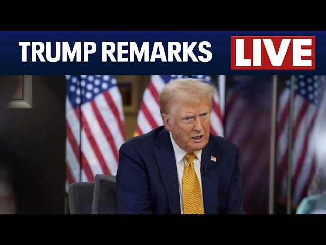 LIVE: Trump gives remarks from Mar-a-Lago