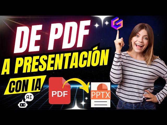 ️ ¡Convierte tu #PDF en una #Presentación de #PowerPoint con IA IMPRESIONANTE