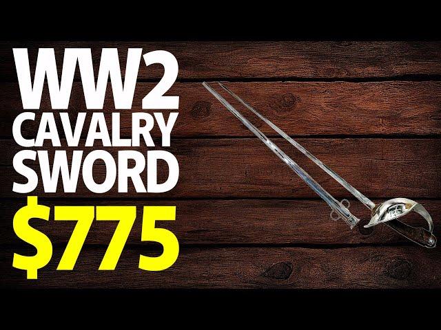 $775 | WW2 Canadian CEF 1908 Pattern Cavalry Sword Chromed | Historical | Military Antiques Toronto