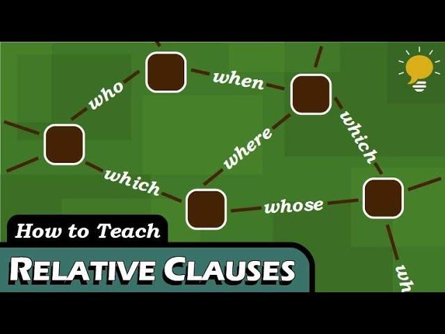 RELATIVE CLAUSES in 4 Steps